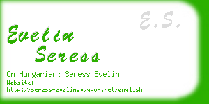 evelin seress business card